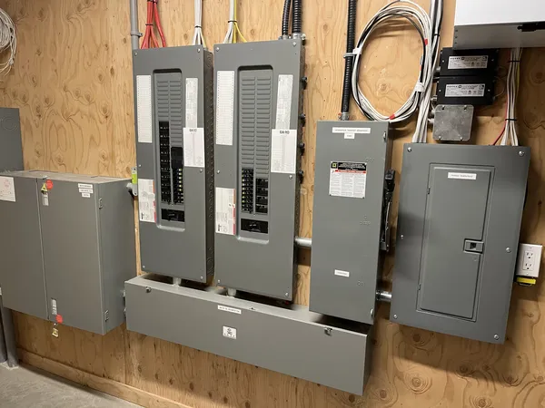 Control panels on wood OSB
