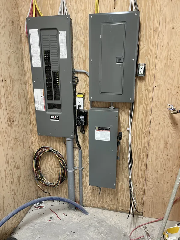Panneau principal électrique intérieur